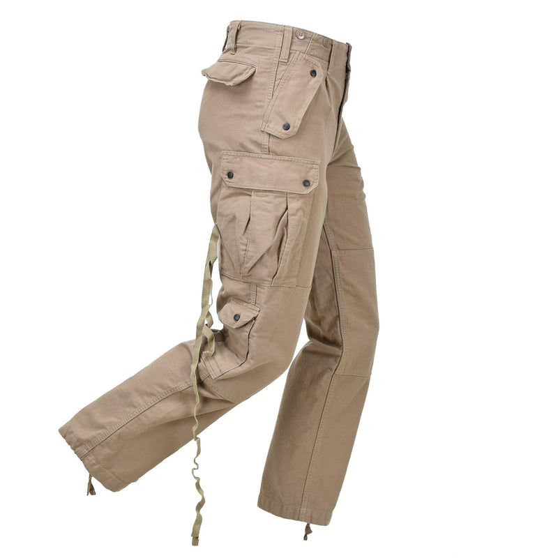 Leo Kohler Commando Spodni Siły specjalne spodnie BDU Wzmocnione bawełniane khaki