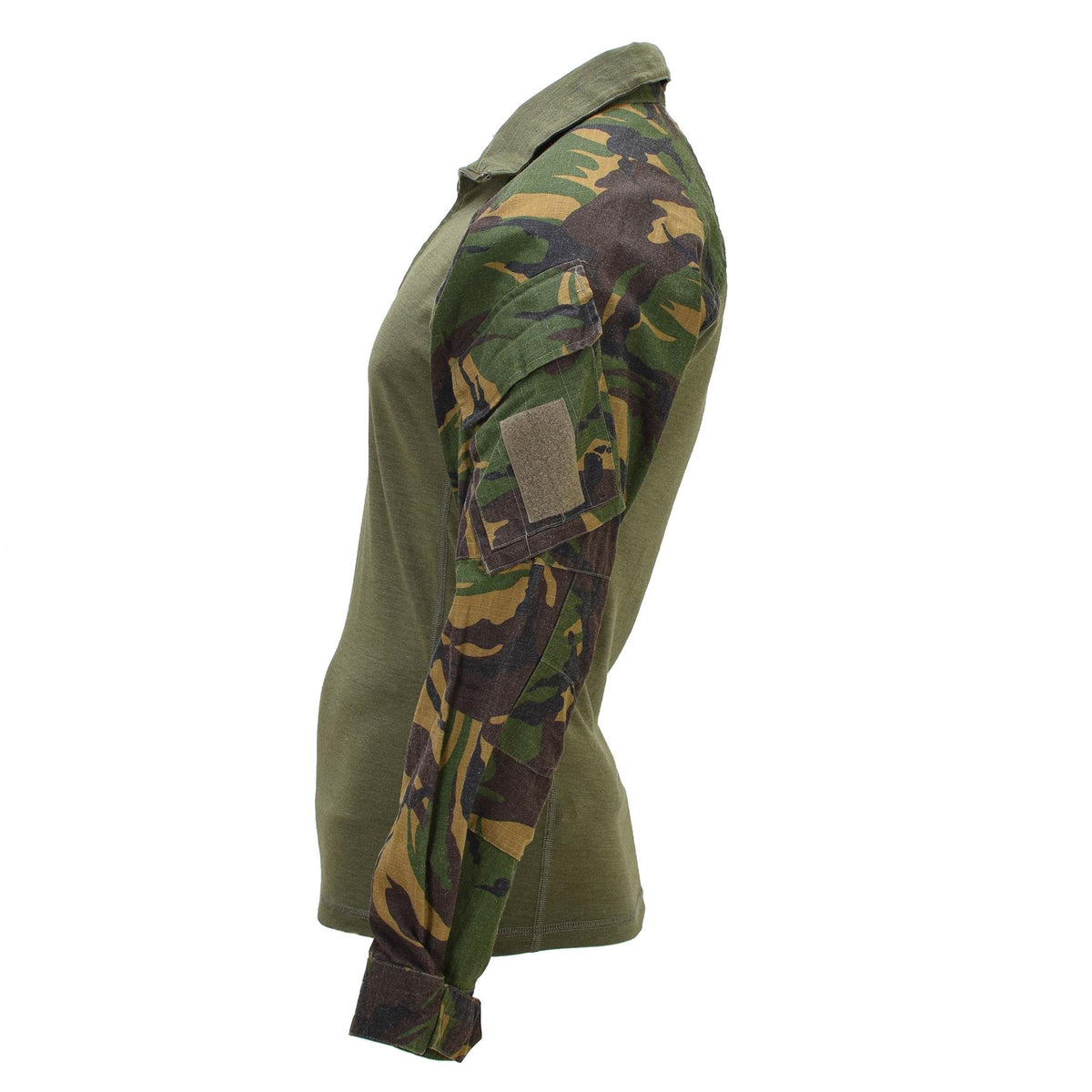 Oryginalna holenderska koszula wojskowa bojowa Field Top Quarter Zip w kamuflażu DPM