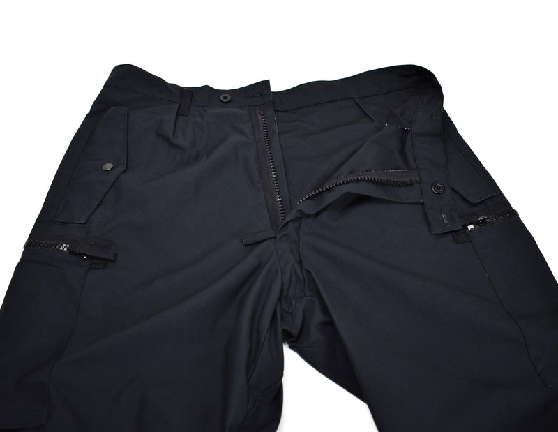 Oryginalne szwedzkie spodnie M90 ​​Pants Black Field Bombat Spodni BDU Nowe