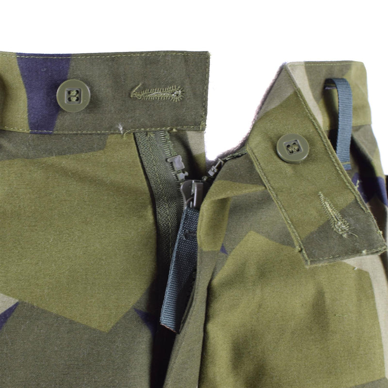 Oryginalne szwedzkie wojskowe spodnie M90 ​​Splinter Camouflage Field Field Walka BDU