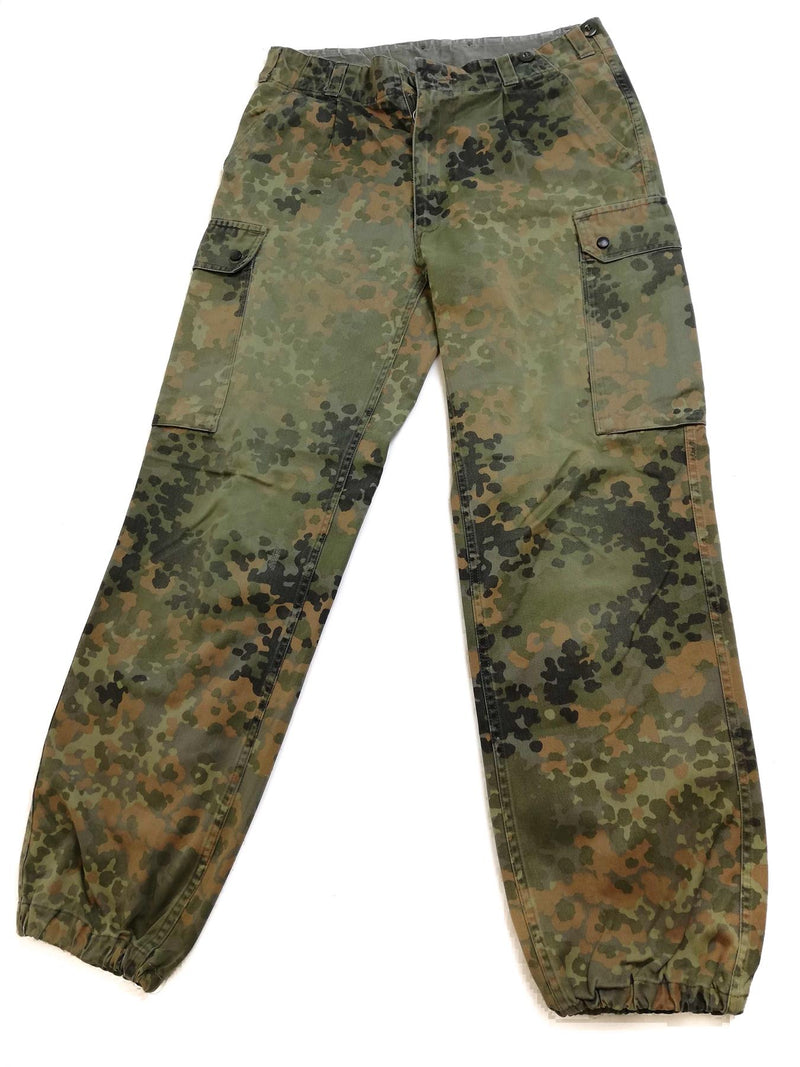 Oryginalny problem armii niemieckiej Flecklecktarn Camo Pants Field Combat Wojskowe spodnie