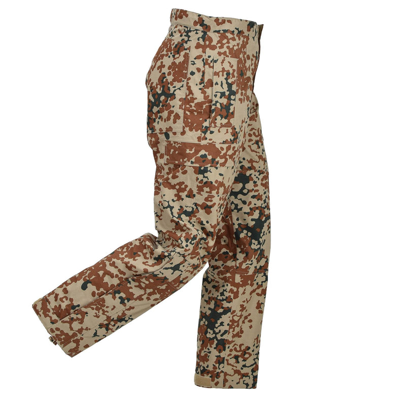 Oryginalny Duńska Armia M84 Desert Camo Wodoodporne spodnie deszczowe