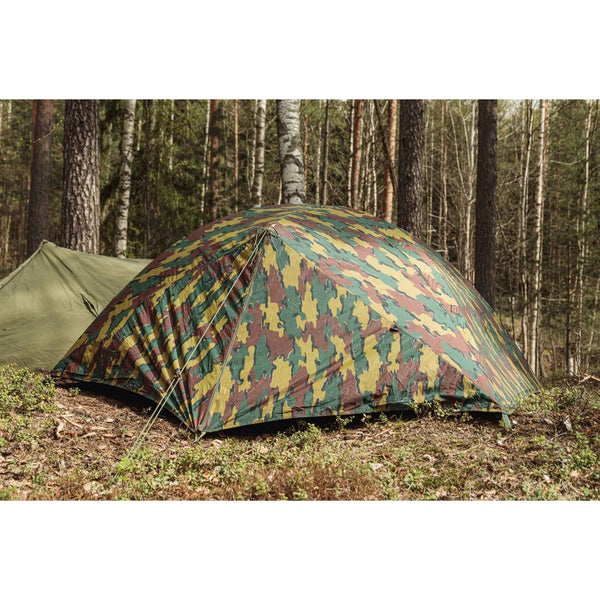 Oryginalny belgijski wojskowy dwuosobowy namiot Waterproof Ripstop Jigsaw Tabernakulum