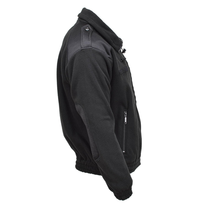 Mil-Tec armia w stylu armii polar pullover zimna kurtka sportowa sweter sportowy czarny