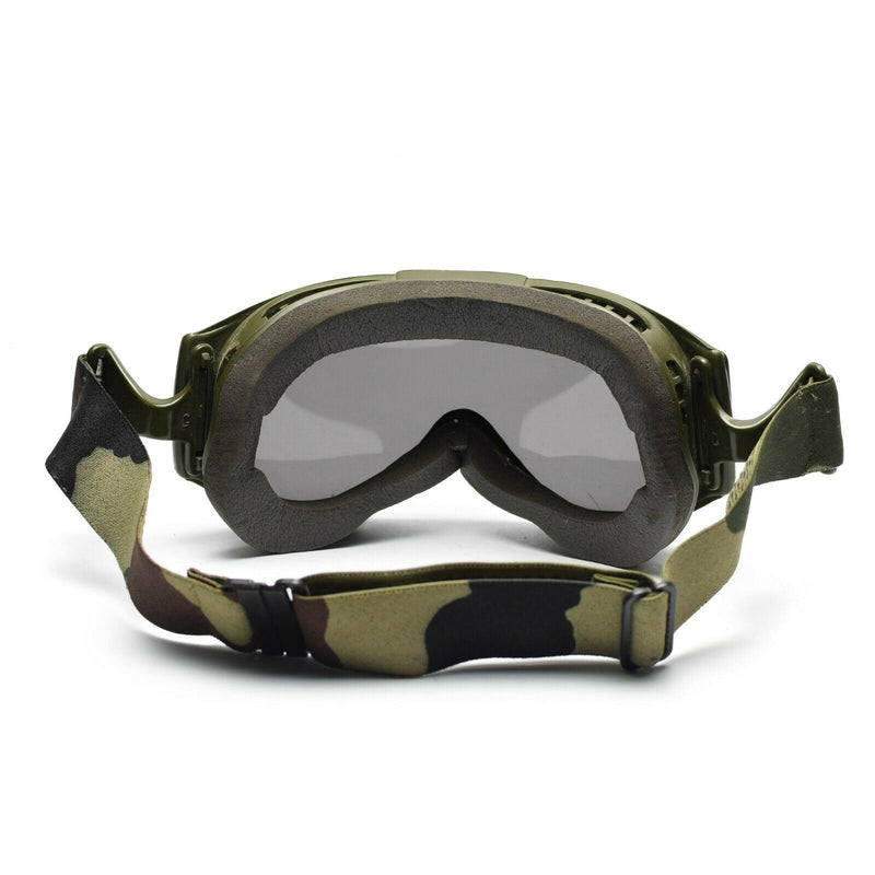 Oryginalny francuska tankowca Goggles Ochrona oka szkło wojskowe Sun Sand Wind