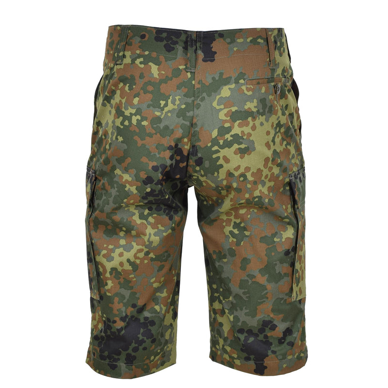 Leo Kohler Knee Shorts Personel Wojskowy Bermuda Flecktarn Camuflage
