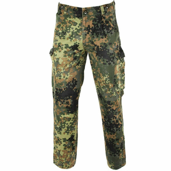 Oryginalny problem armii niemieckiej Flecklecktarn Camo Pants Field Combat Wojskowe spodnie