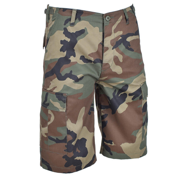 Mil-Tec marka wojskowa Woodland Camouflage Bermuda Cargo BDU KRÓTKI Army Army