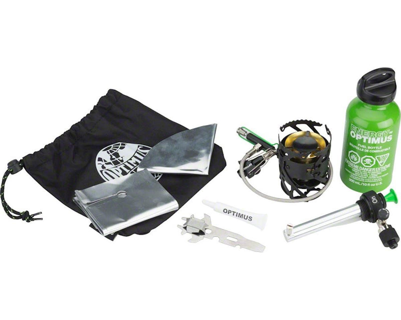Optimus Polaris Stove Camping Camping Camp Składana lekka butelka paliwa 0,4 l