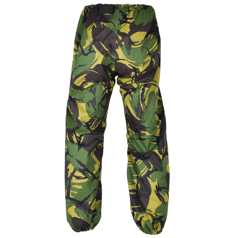 Oryginalny brytyjska armia wojskowa DPM Camo deszczowe spodnie wodoodporne Goretex