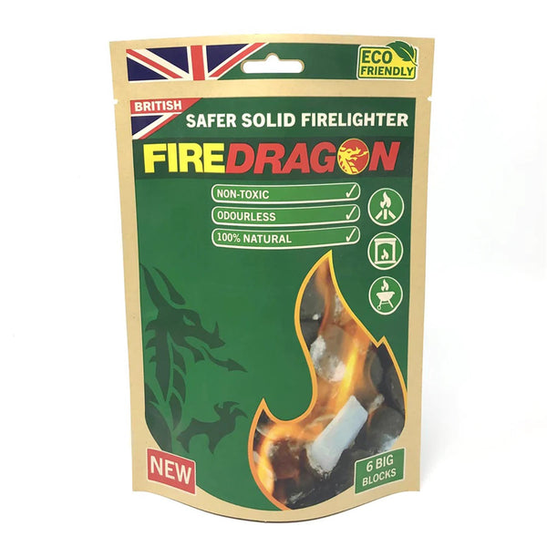 BCB Firedragon Solid Paliwo Blokuje plecakowe paliwo paliwa 6 sztuk Firestarter