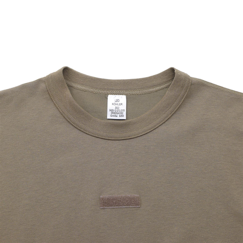 Leo Kohler Wojskowe T-shirty wojskowe wojska mundury warstwy podstawowe górna bieliznę Khaki