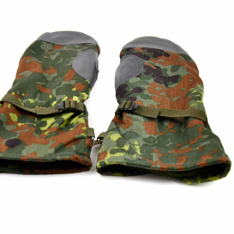 Oryginalne armia niemiecka clecktarn mittens BW Wojskowe Rękawiczki bojowe