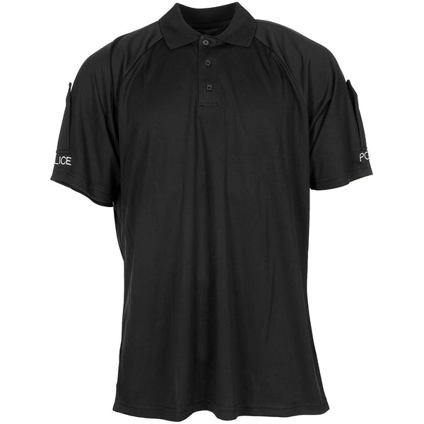 Oryginalne T-shirt w T-shircie taktyczne koszule policyjne oddychające czarne