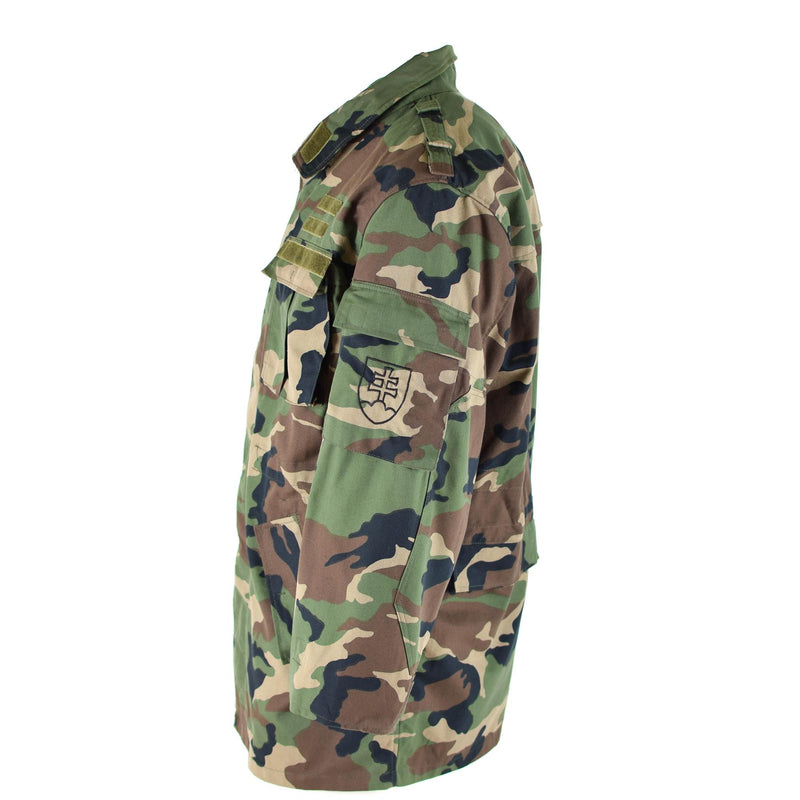 Oryginalna vintage słowacka kurtka polowa M97 Camo Combat Combat Parka New