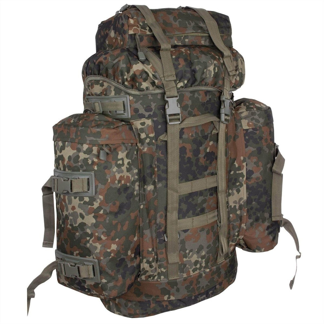 A.Blochl BW Mountain Trekking Rucksack Camping Duże plecak Flecktarn Camuflage