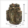 A.Blochl BW Mountain Trekking Rucksack Camping Duże plecak Flecktarn Camuflage