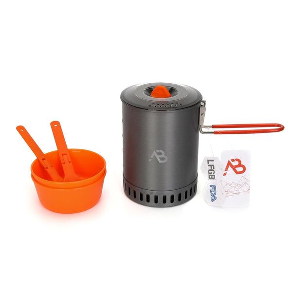 A.Blochl Sage saucepan and dishes set lightweight fast heating aluminum gray NEW - GoMilitar