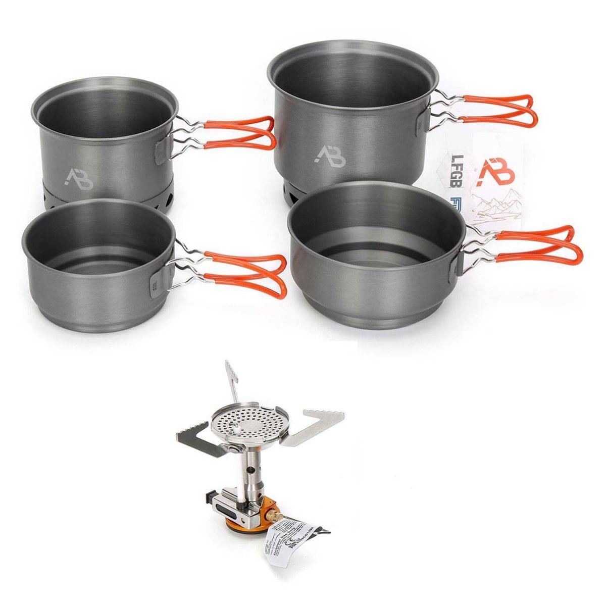 A.Blochl Star X1 Set gotowanie na kemping garnek na zewnątrz patelnia trekking kuchnia nowa