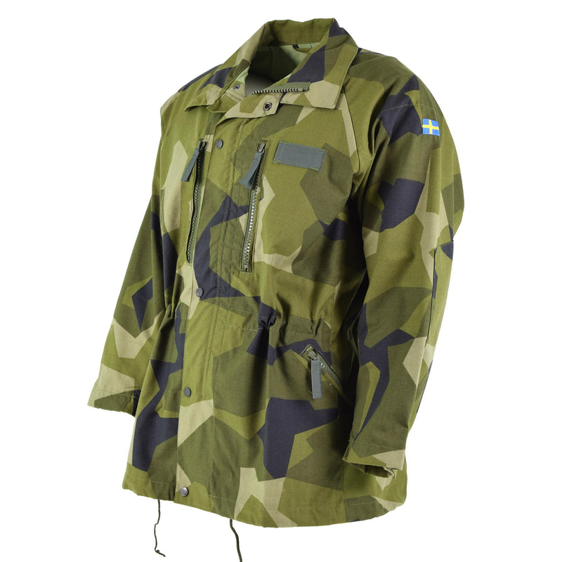 Oryginalna szwedzka armia ciężka M90 Splinter Camo Military Field Troops Nowe