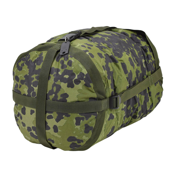 Oryginalna duńska wojskowa torba kompresyjna M84 Camo PU powlekana lekka nowa