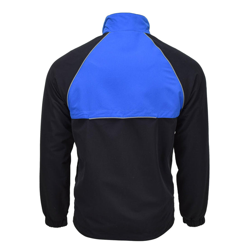 Oryginalne niemieckie wojskowe kurtki dresowe koszule sportowe Blue Black