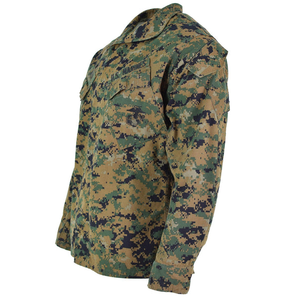 Oryginalna kurtka wojska amerykańskiego BDU Digital Woodland Camo Shirt Problem wojskowy