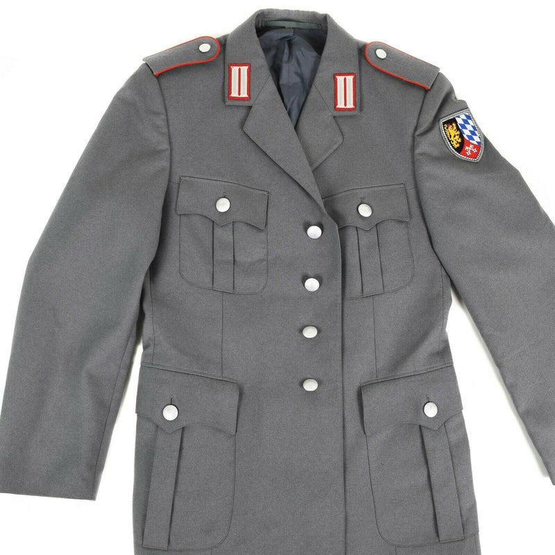 Oryginalna niemiecka kurtka armii szary formalny mundur nowy
