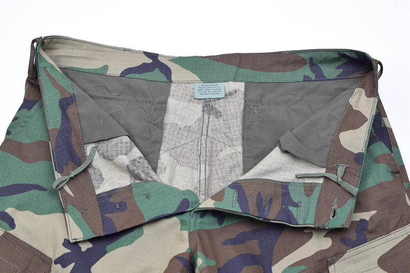 Marka MIL-TEC w stylu wojskowym USA Woodland Camo Ripstop Soldiers BDU Cargo Pants