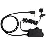 Earmor M52-KEN Adapter PTT Kenwood Baofeng Radio Słuchawki Taktyczne Czarne