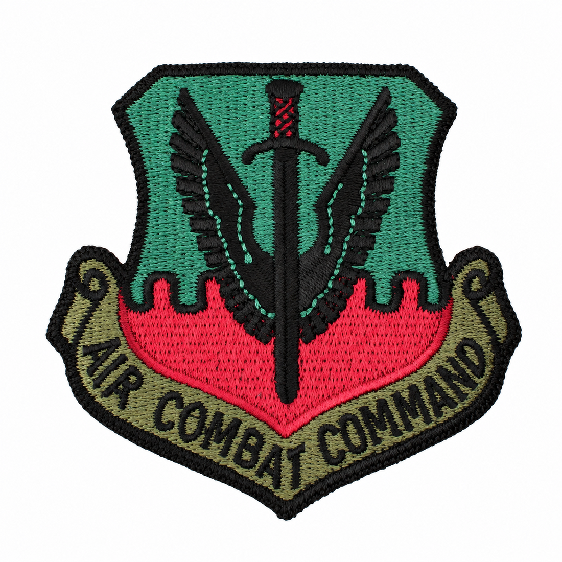 Oryginalna naszywka US Air Force ACC Air Combat Command z nadwyżki wojskowej USAF