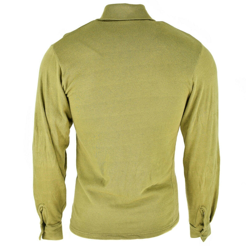 Oryginalna armia brytyjska Tricot Shirt zamek błyskawiczny