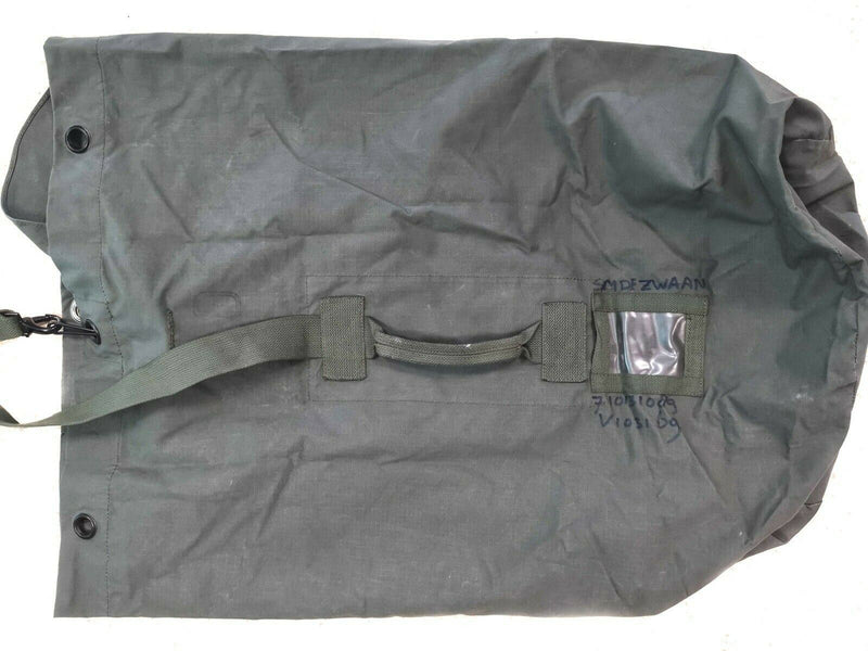 Oryginalna holenderska wojskowa torba Duffel 100 Liliters Ripstop Sack Płótno Zestaw Olive