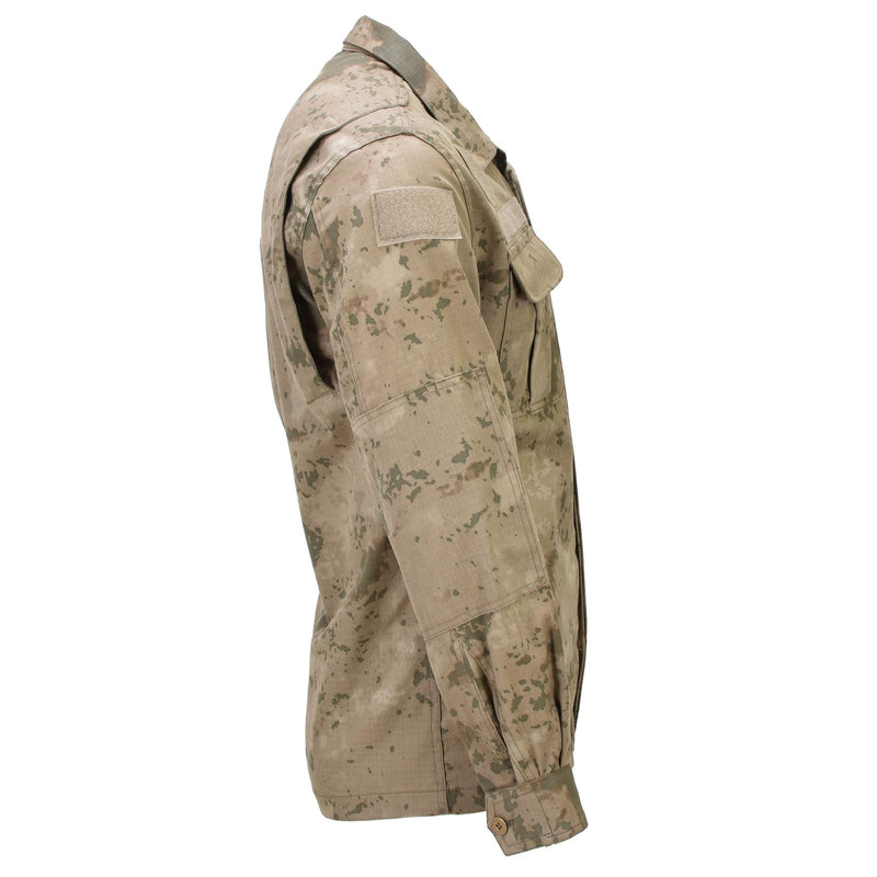 Oryginalna turecka mundurowa kurtka Ripstop wzmocnione łokcie M2018 CAMO