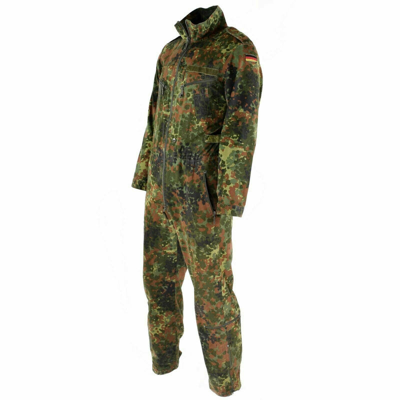 Oryginalny armia niemiecka flecktarn ogólna kombinezon kombinezonu kombinezonu tankowca