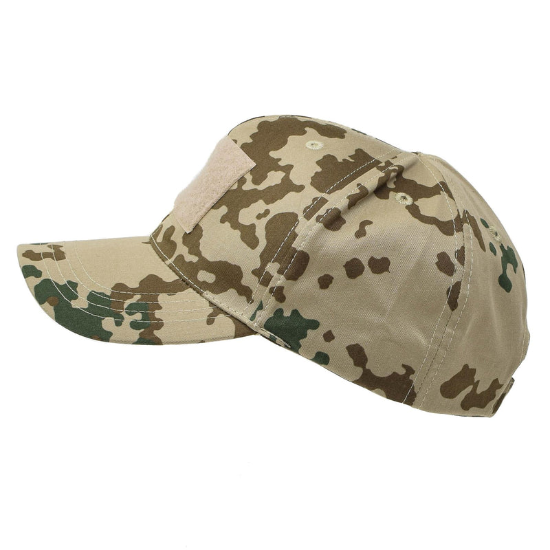 Leo Kohler Field Wojskowy czapek baseballowy o jeden rozmiar Tropentarn Camouflage szczytowy czapkę