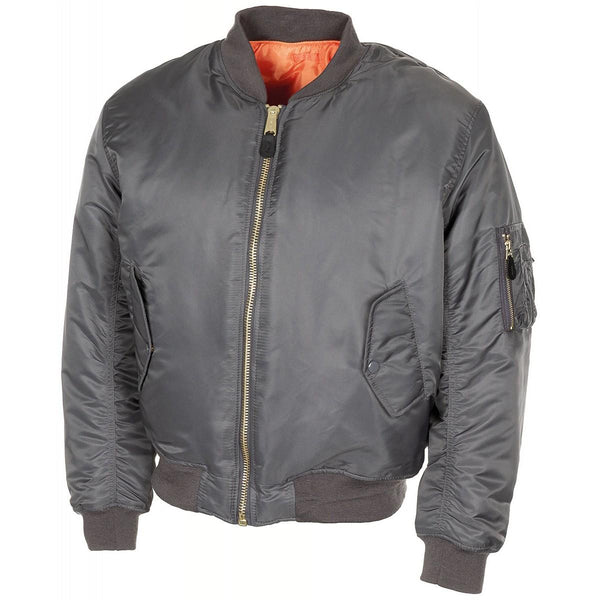 Kurtka w stylu armii amerykańskiej MA1 Air Forces Troops Bomber Urban Grey Windproof Puffer