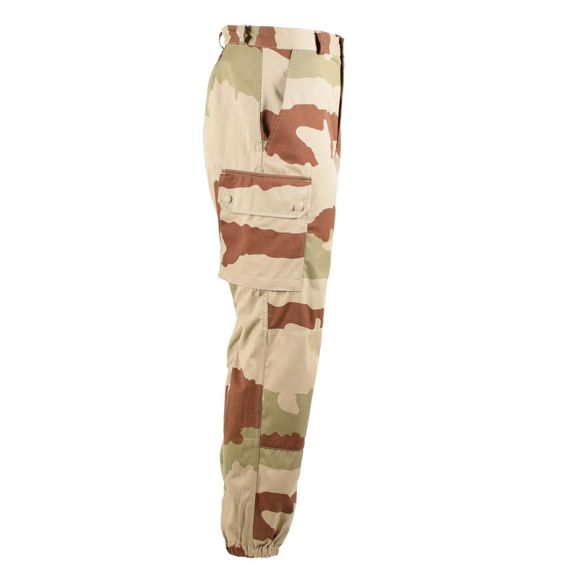 Prawdziwe francuskie spodnie armii f2 pustyni Camo France Military Spoders Nowe
