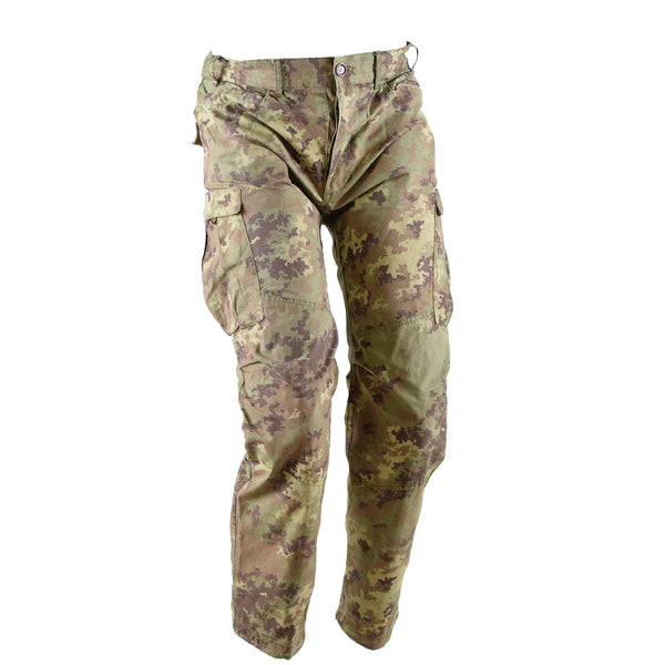 Oryginalna armia włoska RIP STOP Pustynne spodnie Camo Camo Pants