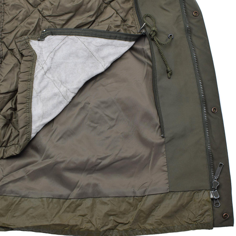 Oryginalny austriacki wojskowy Gore-Tex Parkana W liniowiec JUSZCZES RAIN Casual Formal