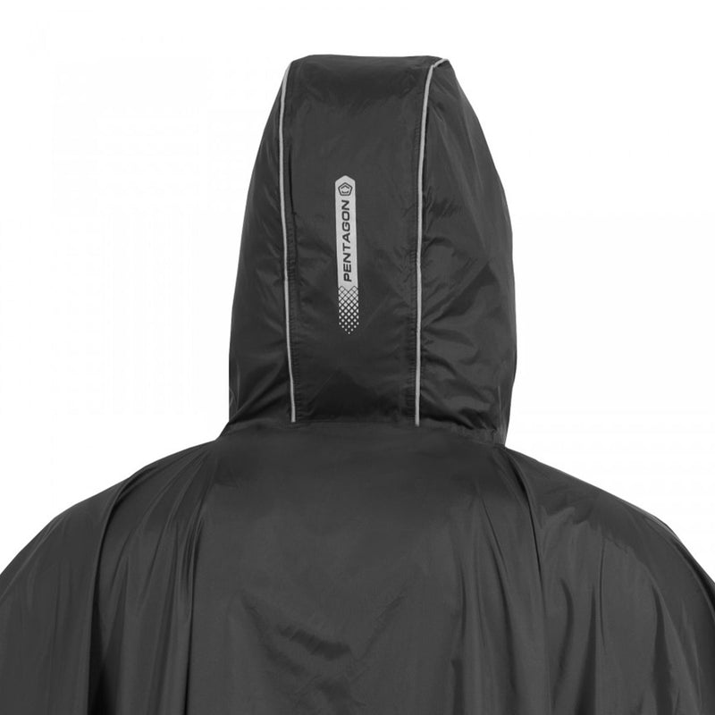 Pentagon CloudBurst Paknable Poncho Waterproof Oddychające oddychające detale odblaskowe