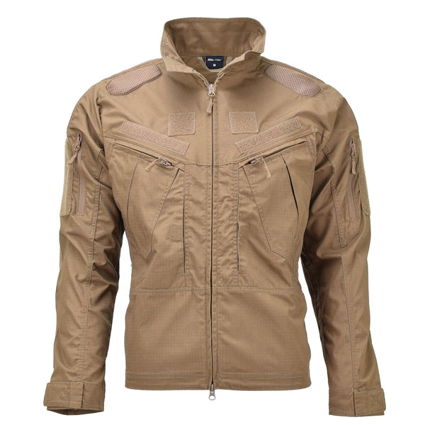 Mil-TEC Style wojskowy Ripstop Dark Coyote Combat Troops Jacket Chimera