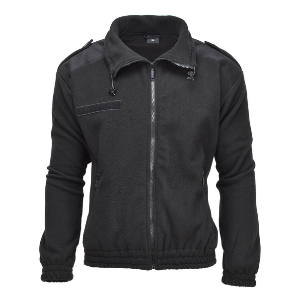 Mil-Tec armia w stylu armii polar pullover zimna kurtka sportowa sweter sportowy czarny