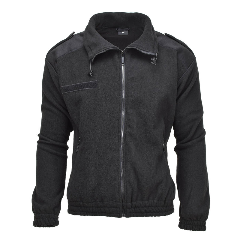Mil-Tec armia w stylu armii polar pullover zimna kurtka sportowa sweter sportowy czarny