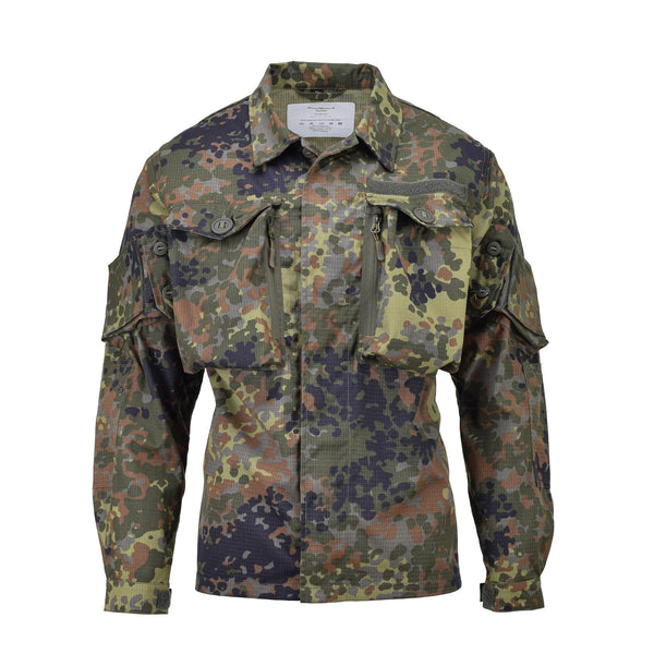 Marka tacgear niemiecka wojskowa kurtka polowa commando żołnierze flecktarn camo