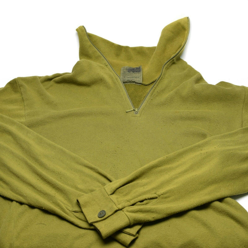 Oryginalna armia brytyjska Tricot Shirt zamek błyskawiczny