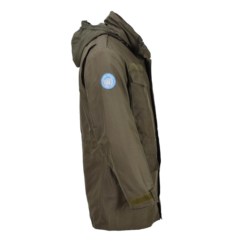 Oryginalny austriacki wojskowy Gore-Tex Parkana W liniowiec JUSZCZES RAIN Casual Formal