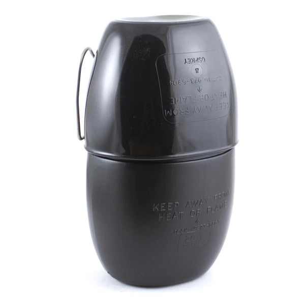 BCB Multi-Pali System gotowania Nato Flask Aluminium Set Set Canteen Black Torebka