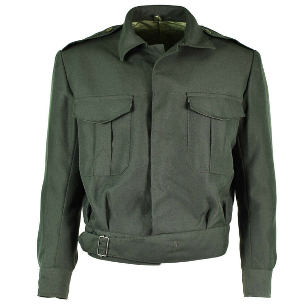 Oryginalna grecka armia pola ike kurtka gabardine wełna blask greca wojskowa nowa