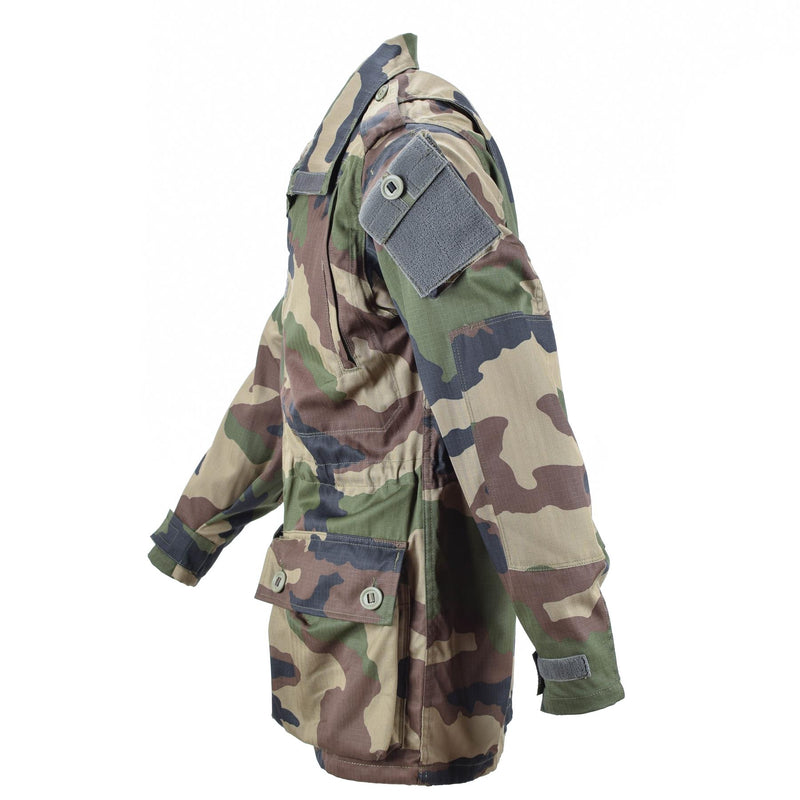 Oryginalna francuska armia Parka Feline T4 T4 Kurtka bojowa CCE CAMO Tropical Weather Nowa